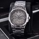 Clone Patek Philippe Nautilus Silver Tattoo Wrist Purple Dial 40mm (3)_th.jpg